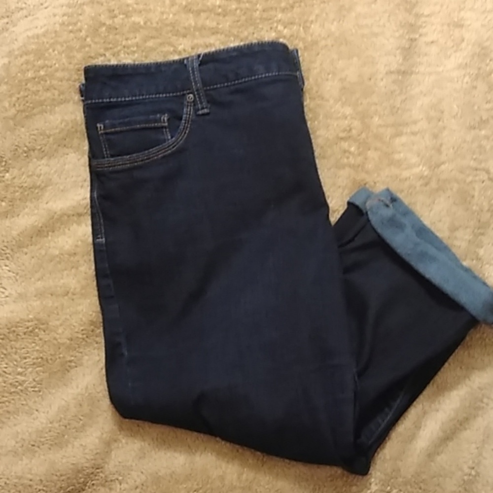ST JOHN'S BAY Ankle Jeans (PETITE) in Blue